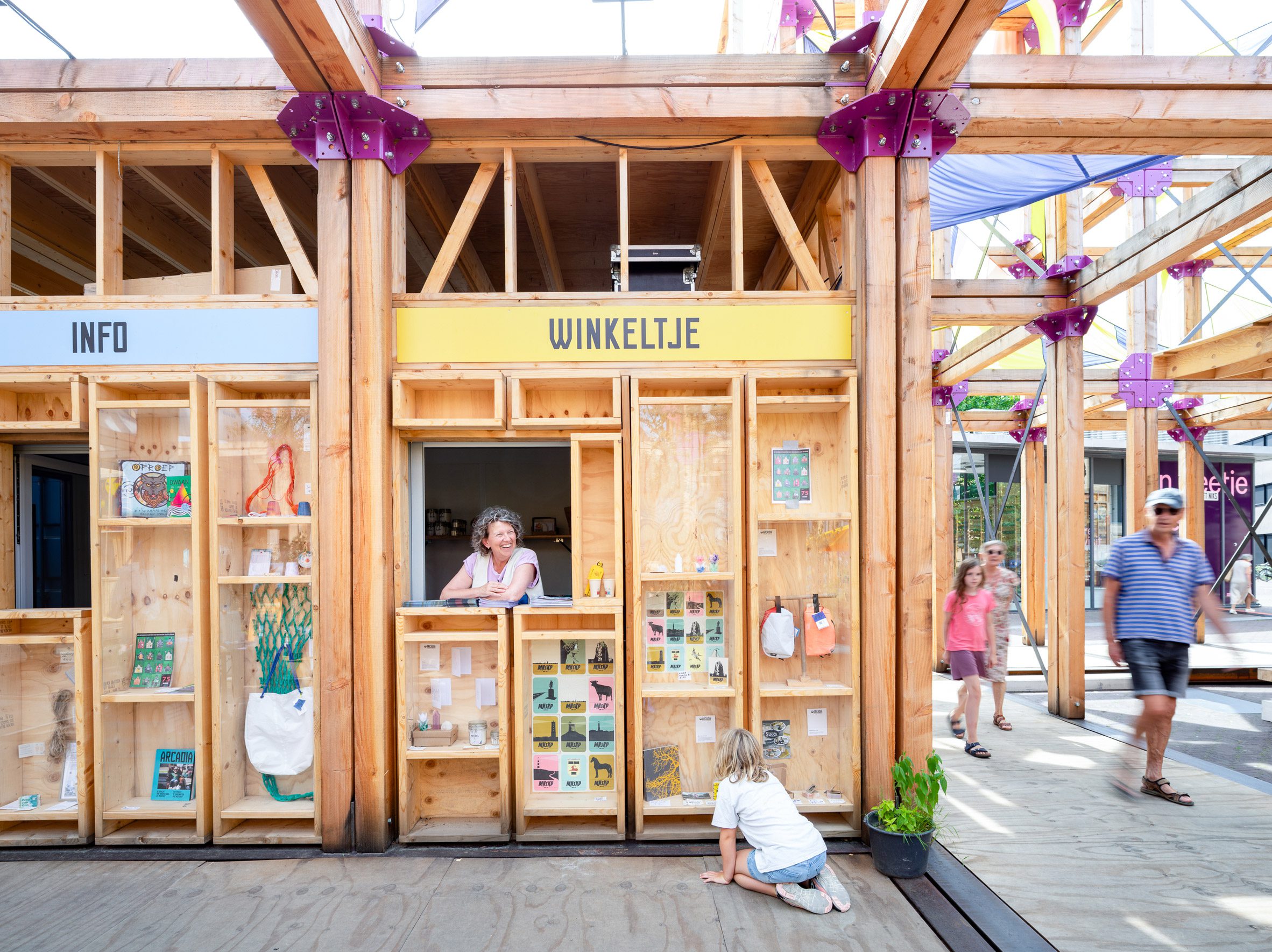 Bouwurk temporary festival venue in the Netherlands by Overtreders W