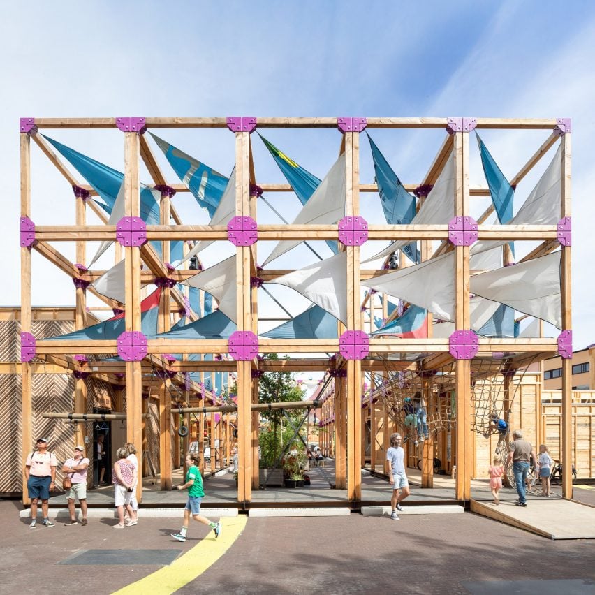 Bouwurk temporary festival venue by Overtreders W